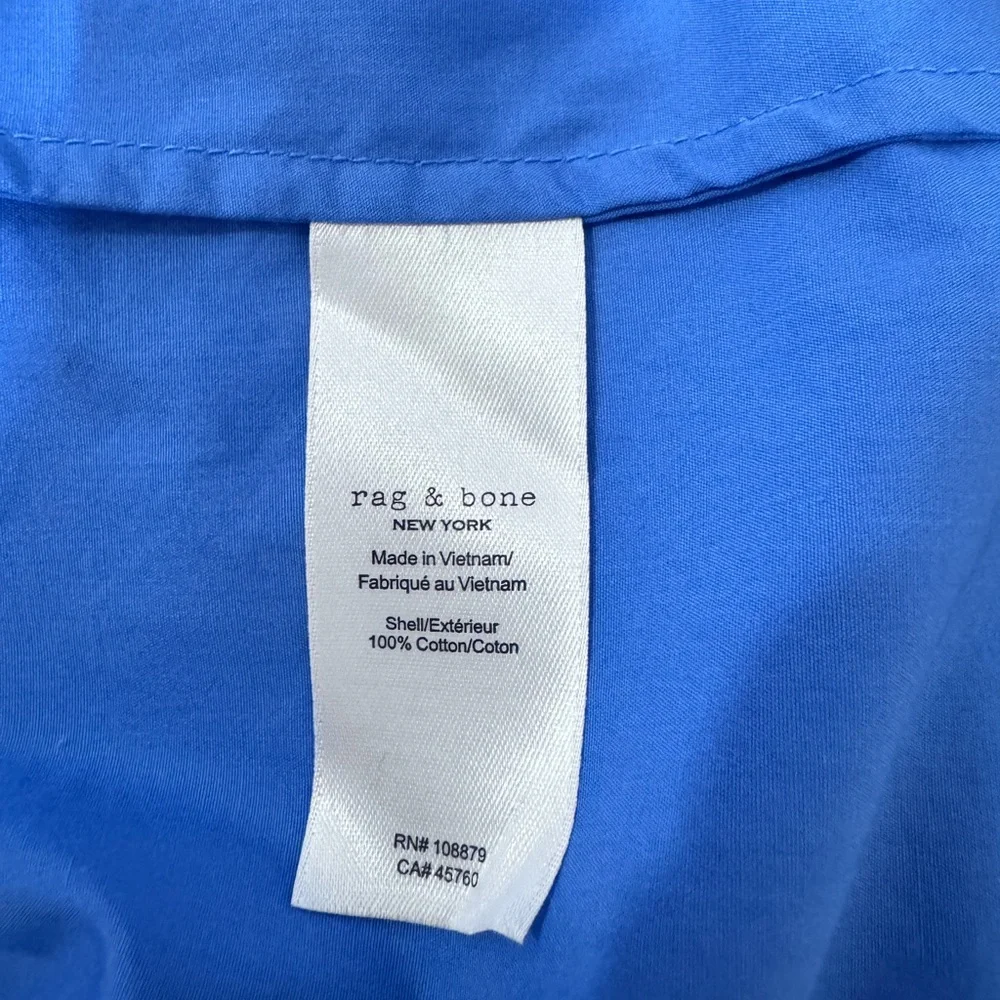 NWOT Rag & Bone Maxine Button-up Blue Shirt in XS - Picture 6 of 9
